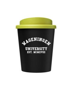 To go beker Wageningen University Zwart - Groen