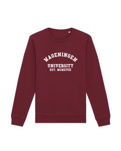 Casual Sweater Wageningen University Burgundy