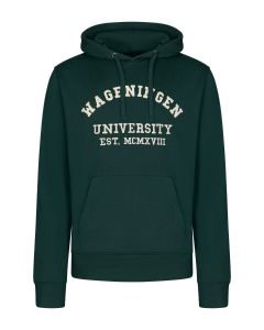 Hooded Sweater Wageningen University Gerecycled Groen