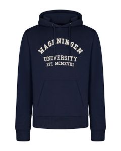 Hooded Sweater Wageningen University Gerecycled Navy